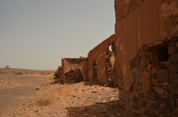Geisterstadt südlich Erg Chebbi Marokko