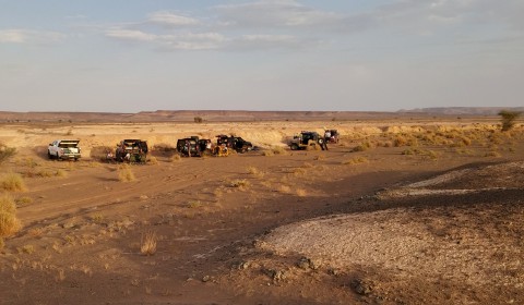 Lagerplatz im Qued Draa Maroc-Voyage