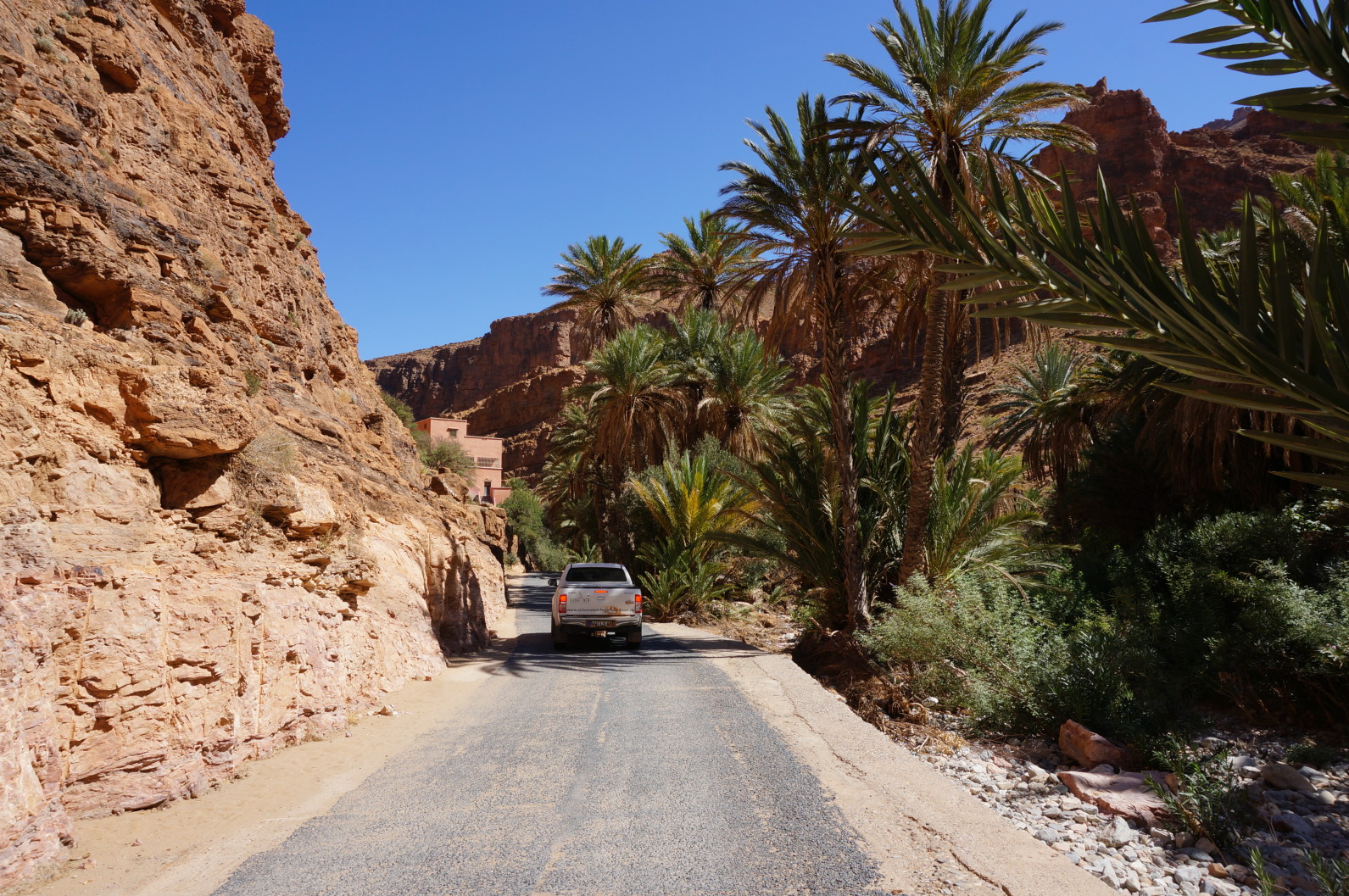 Straße nach Tafraoute Marokko