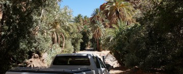 Toyota Hilux Strecke nach Tafraoute Marokko