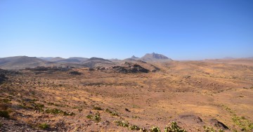 Berglandschaft bei Tafraoute Marokko