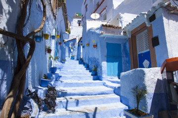 Chefchaouen Marokko blaue Stadt