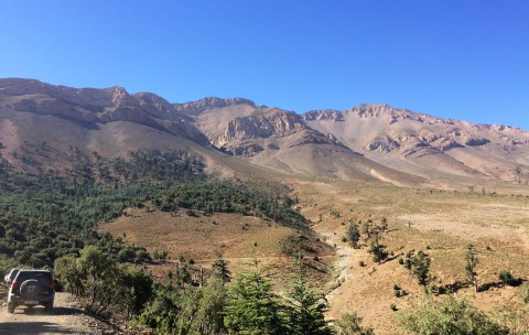 Piste zum Cirque de Jaffar Marokko