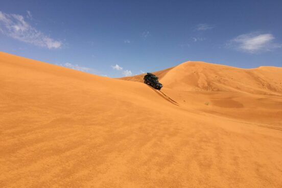 Marokko 4x4 Reise, mit dem Geländewagen durch Marokko. Erg Chebbi.