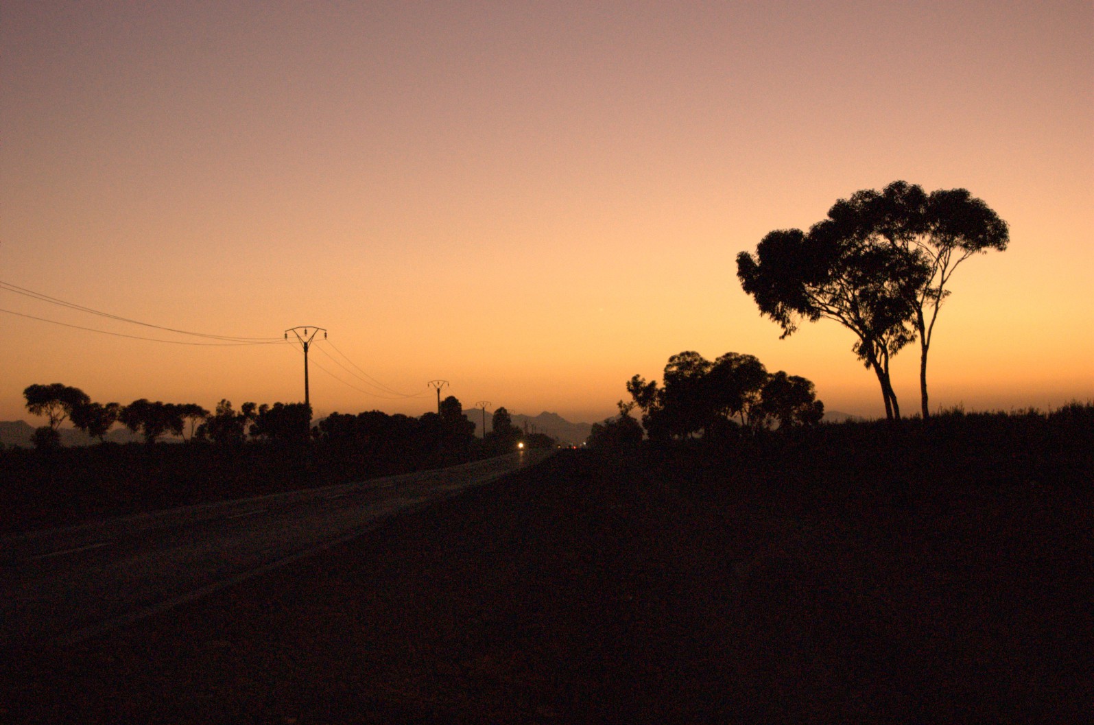 Marrakech Marokko Abendstimmung