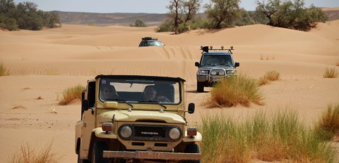 Geländewagen im Erg Chebbi