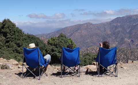 Teilnehmer von Maroc-Voyage im Atlasgebirge Marokko