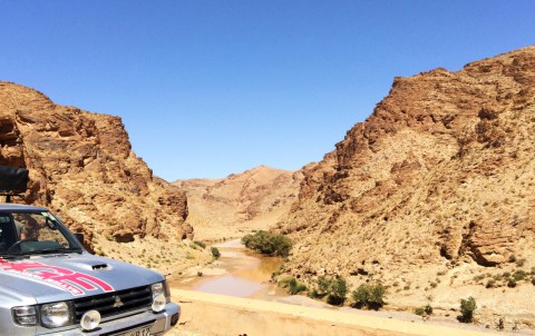 Mitsubishi Pajero in Marokko 4x4