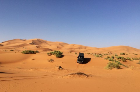 Dünenfahrt Erg Chebbi Geländewagen