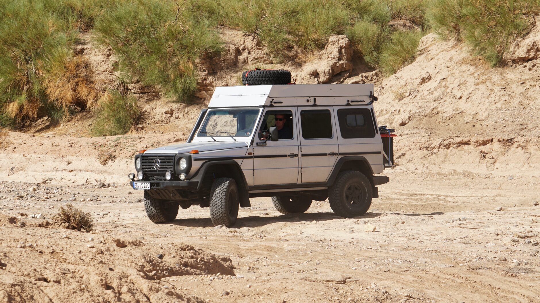 Marokko Offroad 2025, Flussbett im Antiatlas