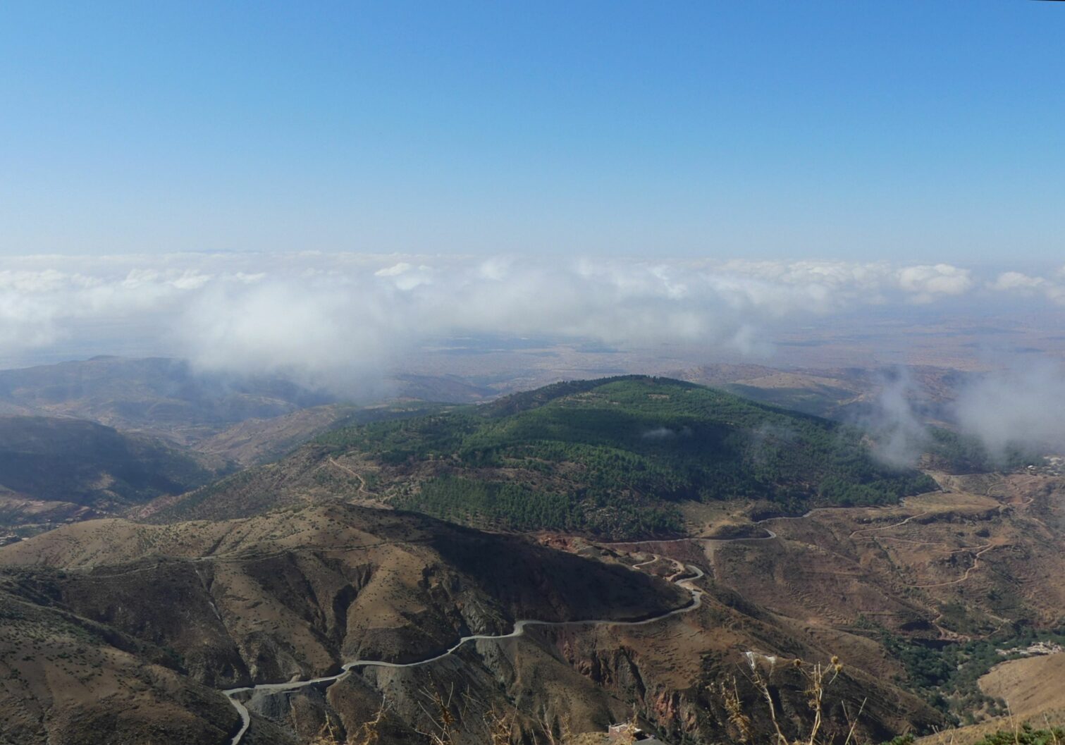 Tiz n Test Paßstraße Marokko über den Wolken