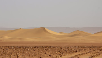 Dünenlandschaft im Erg Chebbi Marokko