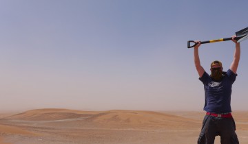 Teilnehmer von Maroc-Voyage im Erg Chegaga