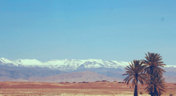 Atlasgebirge Panorama Marokko