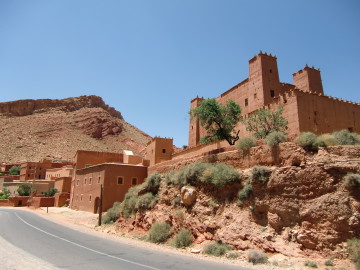 Straße der Kashbas Marokko