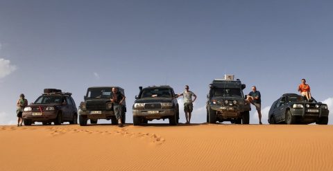 Geländewagen Dünen in Marokko