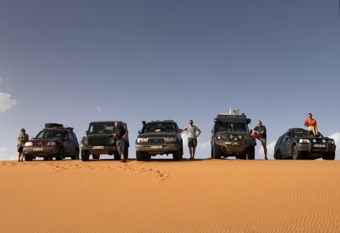 Geländewagen Dünen in Marokko